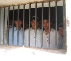 Children imprisoned in the Bannu Jail in Pakistan. According to Wikipedia, the conditions in the jails in Pakistan are deplorable; most of the prisons are more than 100 years old.